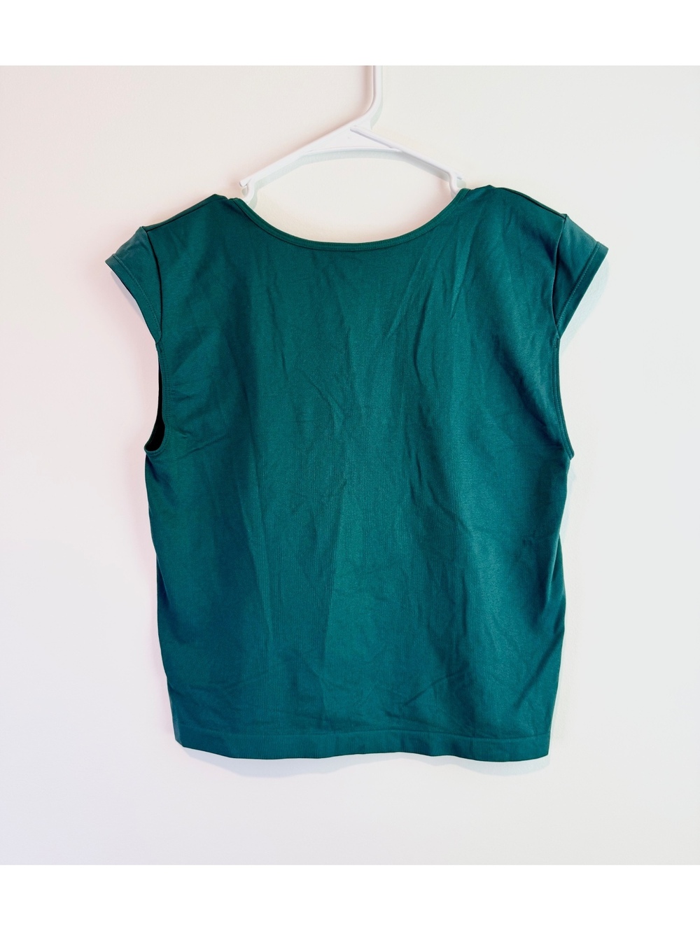 Wild Fable Women's Green Scoop Neck Cap Sleeve Top Size L
